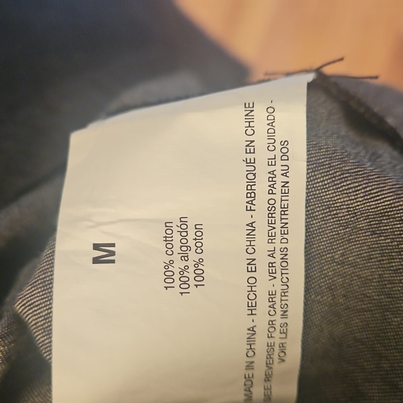 NWT Nine West, Charcoal Denim Long Sleeve Dress, Medium - Picture 6 of 8